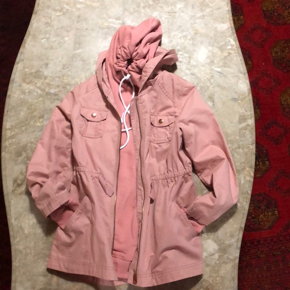 pink army jacket